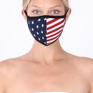 American Flag Print 🇺🇸 Face Mask